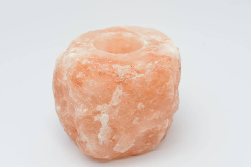 3x Świecznik z soli himalajskiej 30x tealight soja